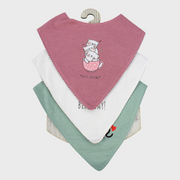 Cute Baby's Bib (Pack Of 3) - Ourkids - Cherries