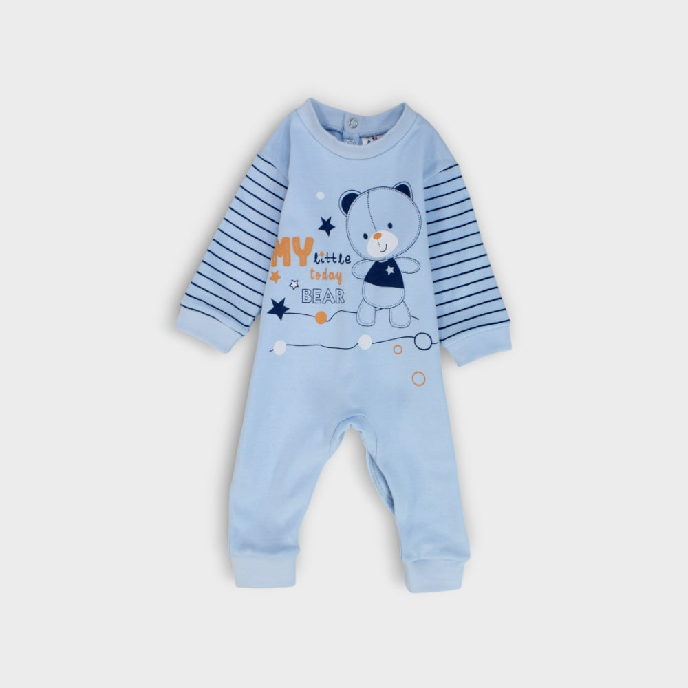 Cute Bear Long-Sleeved Footless Onesie - Ourkids - Papillion