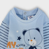 Cute Bear Long-Sleeved Footless Onesie - Ourkids - Papillion