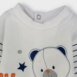 Cute Bear Long-Sleeved Footless Onesie - Ourkids - Papillion