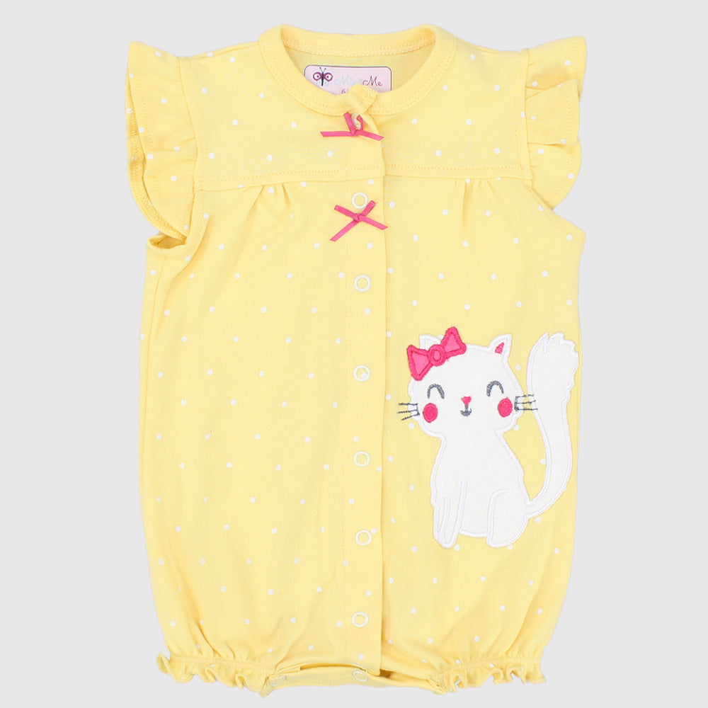 Cute Cat Sleeveless Romper - Ourkids - Baby Land