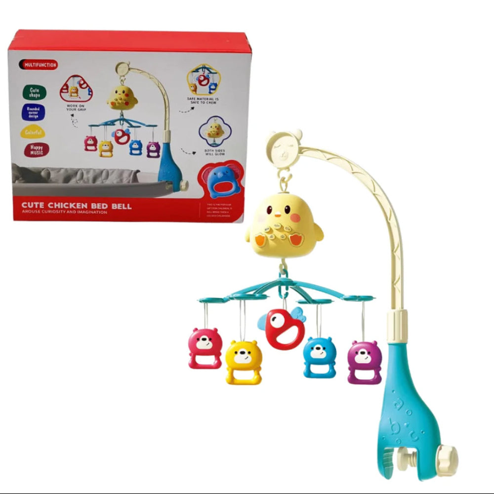 Musical Cute Chicken Bed Bell – Baby Blue