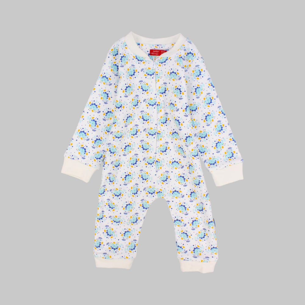 Cute Dinos Long-Sleeved Footless Onesie - Ourkids - Junior