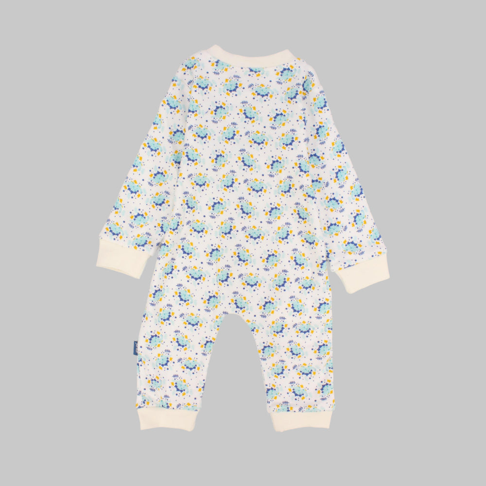 Cute Dinos Long-Sleeved Footless Onesie - Ourkids - Junior