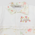 Cute Floral Long-Sleeved Baby Footie - Ourkids - Berceau