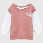 Cute Long-Sleeved Fleeced Sweatshirt - Ourkids - Playmore