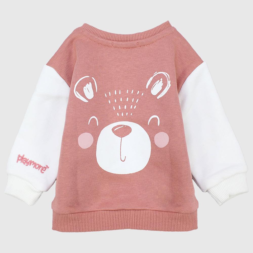 Cute Long-Sleeved Fleeced Sweatshirt - Ourkids - Playmore