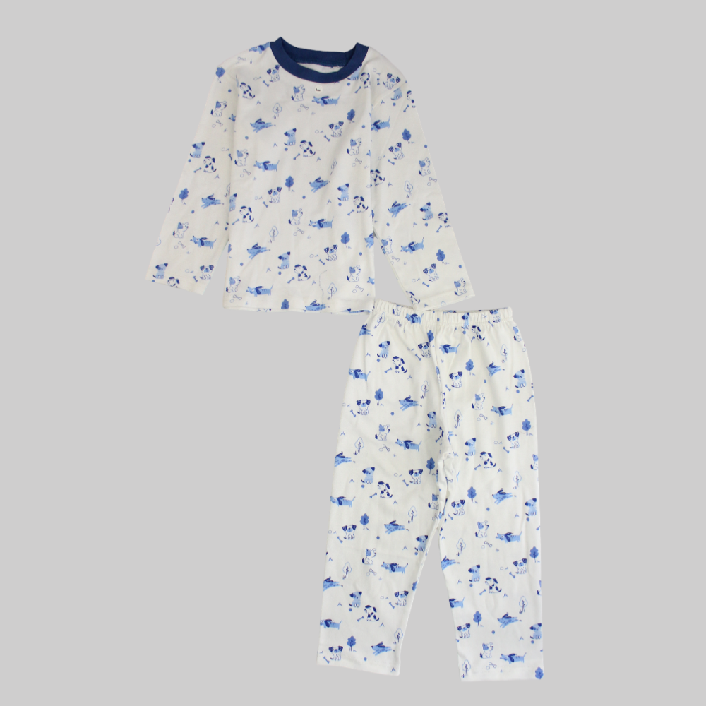 Cute Puppies Long-Sleeved Pajama - Ourkids - Al Sayad