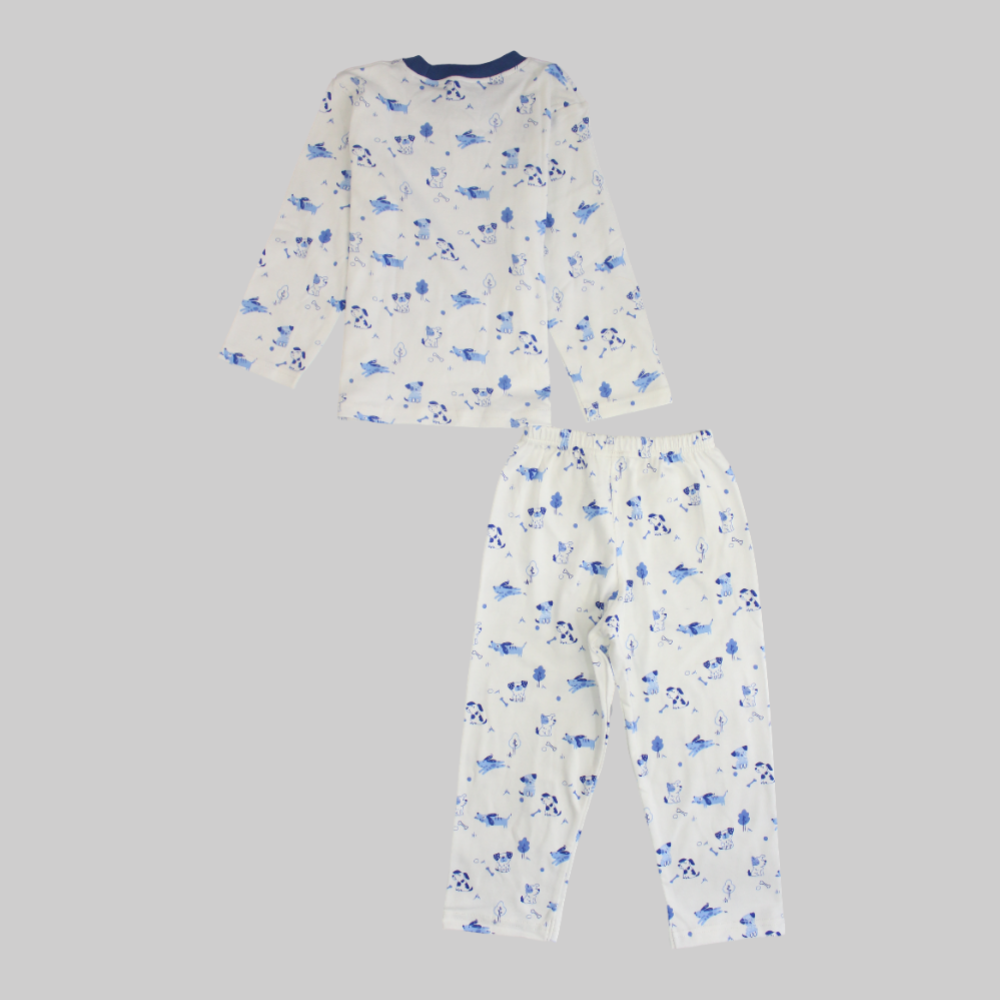 Cute Puppies Long-Sleeved Pajama - Ourkids - Al Sayad