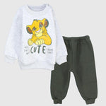 Cute Simba Long-Sleeved Fleeced Pajama - Ourkids - JOKY