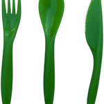 Cutlery Set - Green (Set Of 9 Pieces) - Ourkids - M Design