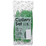 Cutlery Set - Green (Set Of 9 Pieces) - Ourkids - M Design