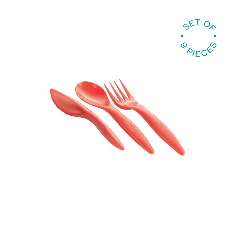 Cutlery Set - Red - Ourkids - M Design
