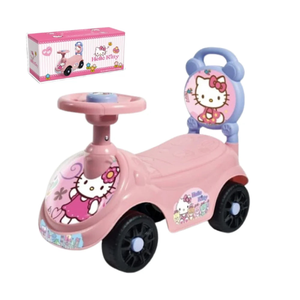 Hello Kitty Push Ride-On Car – Pink - Baby Essentials - OKO