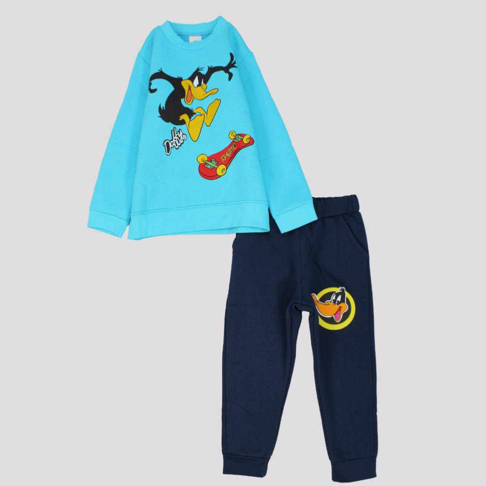 Daffy Duck Long-Sleeved Fleeced Pajama - Ourkids - Papillion