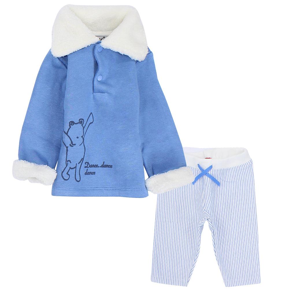 Dancing Bear Long-Sleeved Baby Pajama - Ourkids - Junior