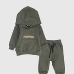 Dark Green Playmore 2-Piece Outfit Set - Ourkids - Playmore