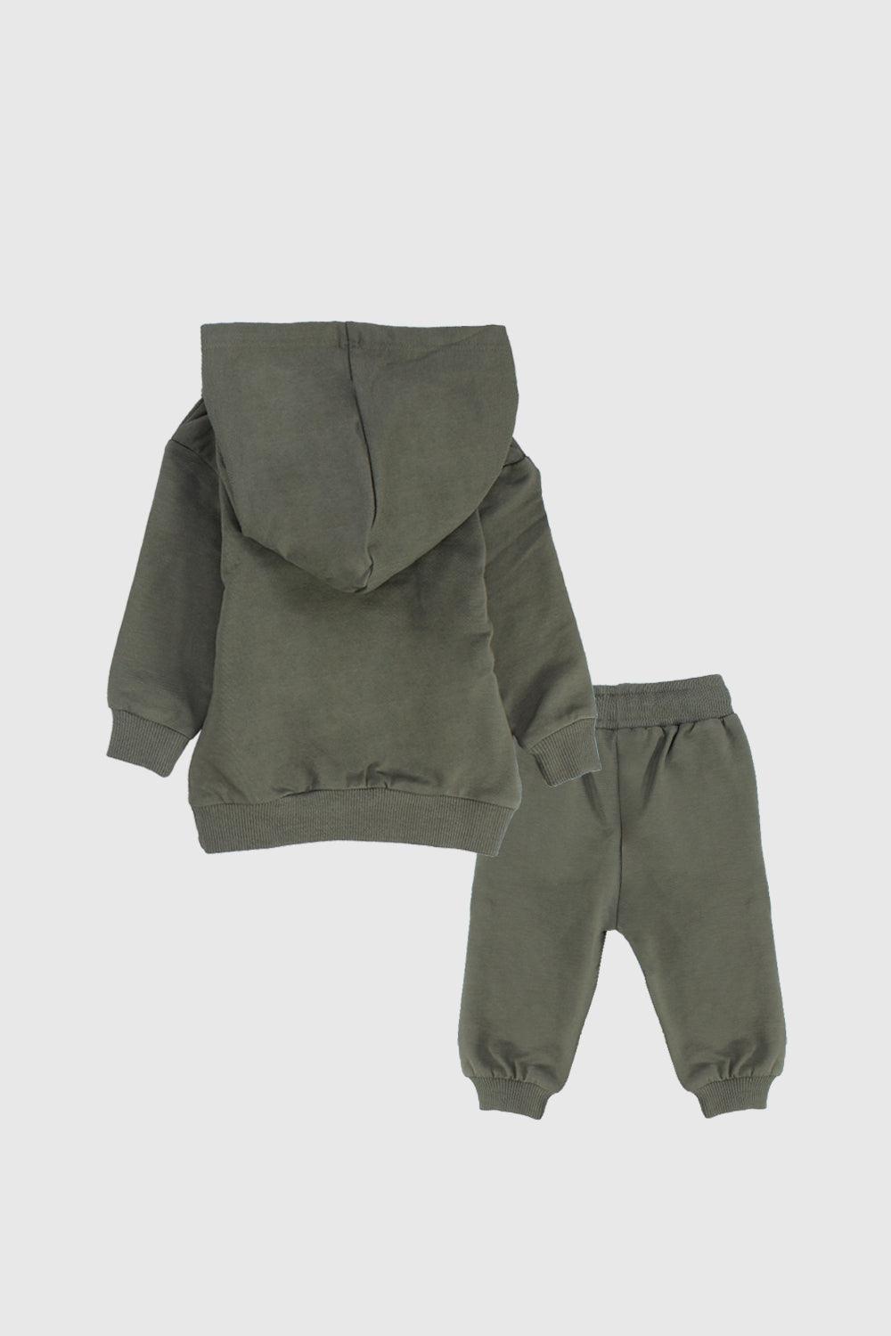 Dark Green Playmore 2-Piece Outfit Set - Ourkids - Playmore