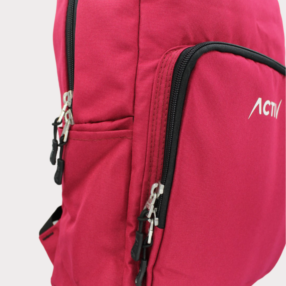 Dark Red Laptop Backpack - Ourkids - Activ