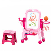 4-in-1 Multi-function Dresser & Easel Board playset