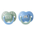 Tommee Tippee Ultimate Fit Orthodontic Silicone Pacifiers – Mint & Baby Blue