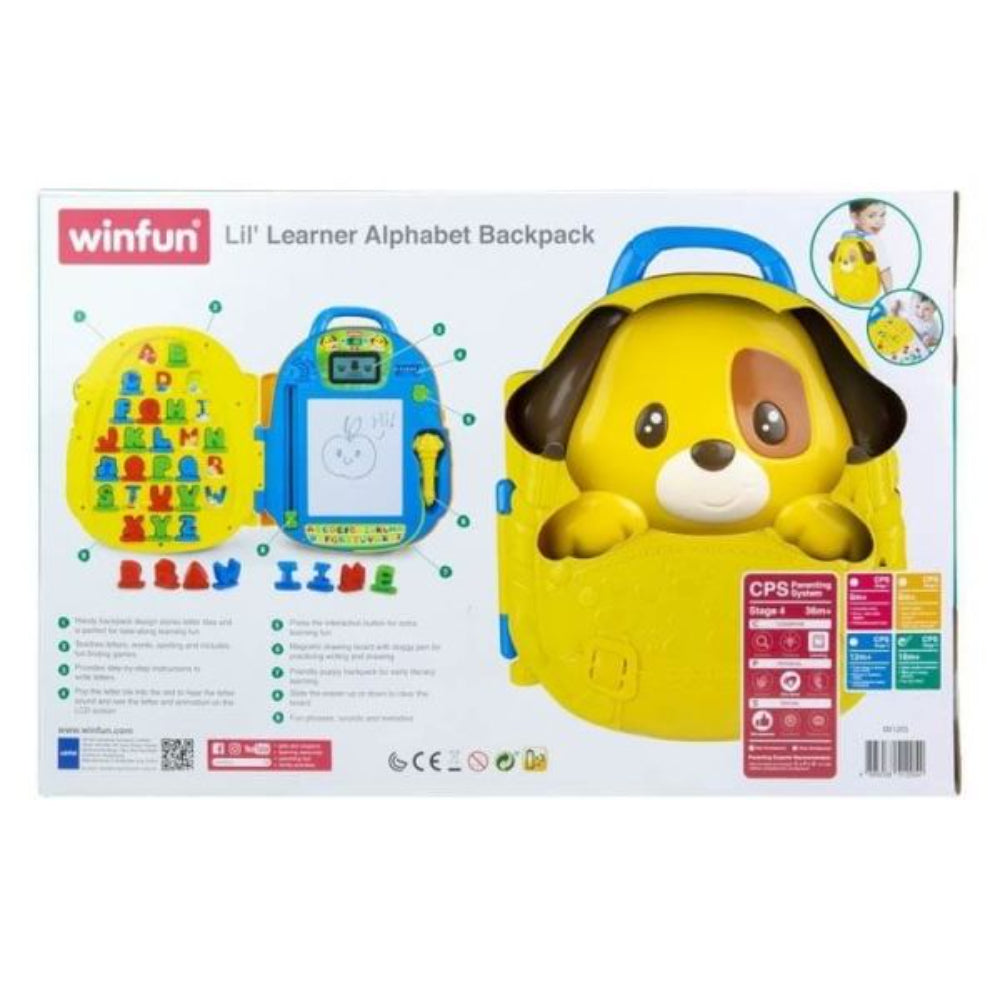 WinFun Lil' Learner Alphabet Backpack