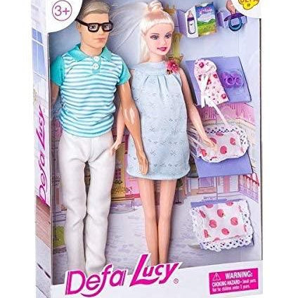 Defa Lucy and Kevin Doll with Baby for Girls - Ourkids - Defa