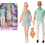 Defa Lucy and Kevin Doll with Baby for Girls - Ourkids - Defa