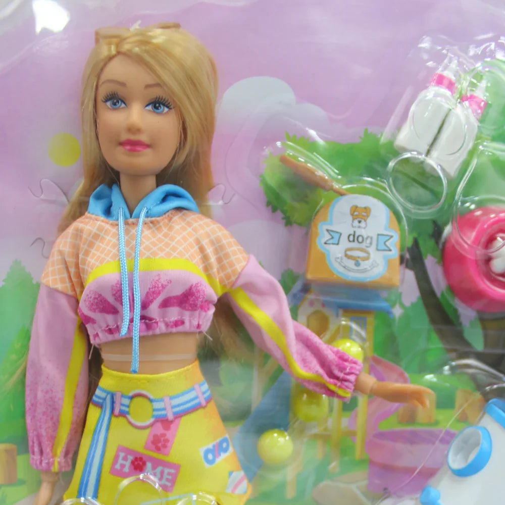 Defa Lucy Doll And Pet Dog Set - Ourkids - Defa Lucy
