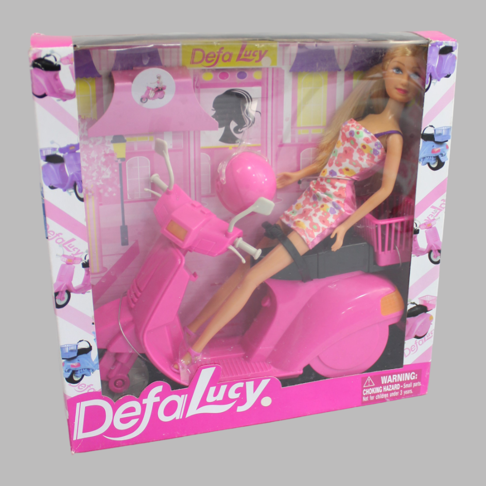 Defa Lucy Doll On A Scooter - Ourkids - Defa Lucy