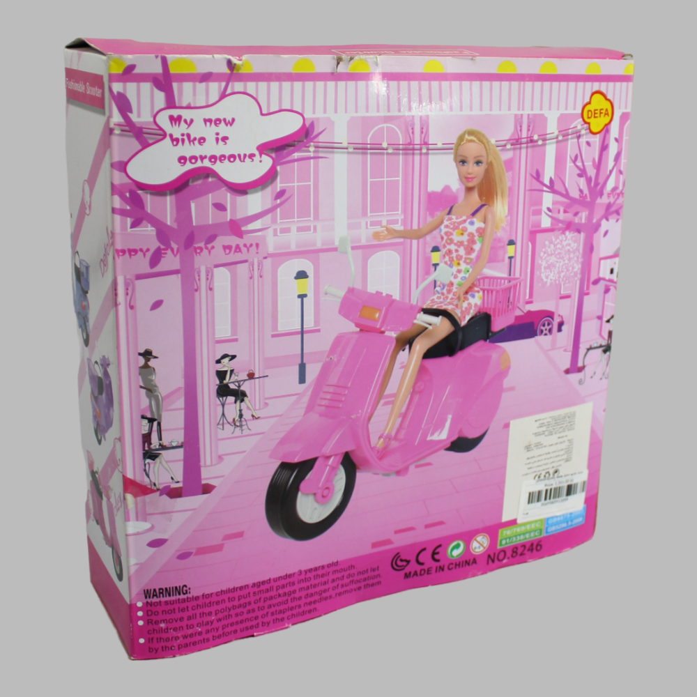 Defa Lucy Doll On A Scooter - Ourkids - Defa Lucy