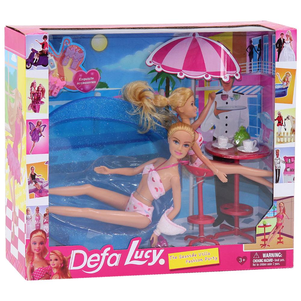 Defa Lucy Swimming Time Two Dolls - Ourkids - Defa