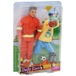 Defa WHITE Kevin Doll with Fire fighter and Football Costume - Ourkids - Defa