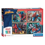 Clementoni Spiderman Super Color 4-in-1 Puzzles
