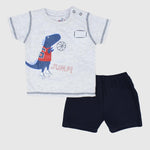 Dino Baller Short-Sleeved Pajama - Ourkids - JOKY