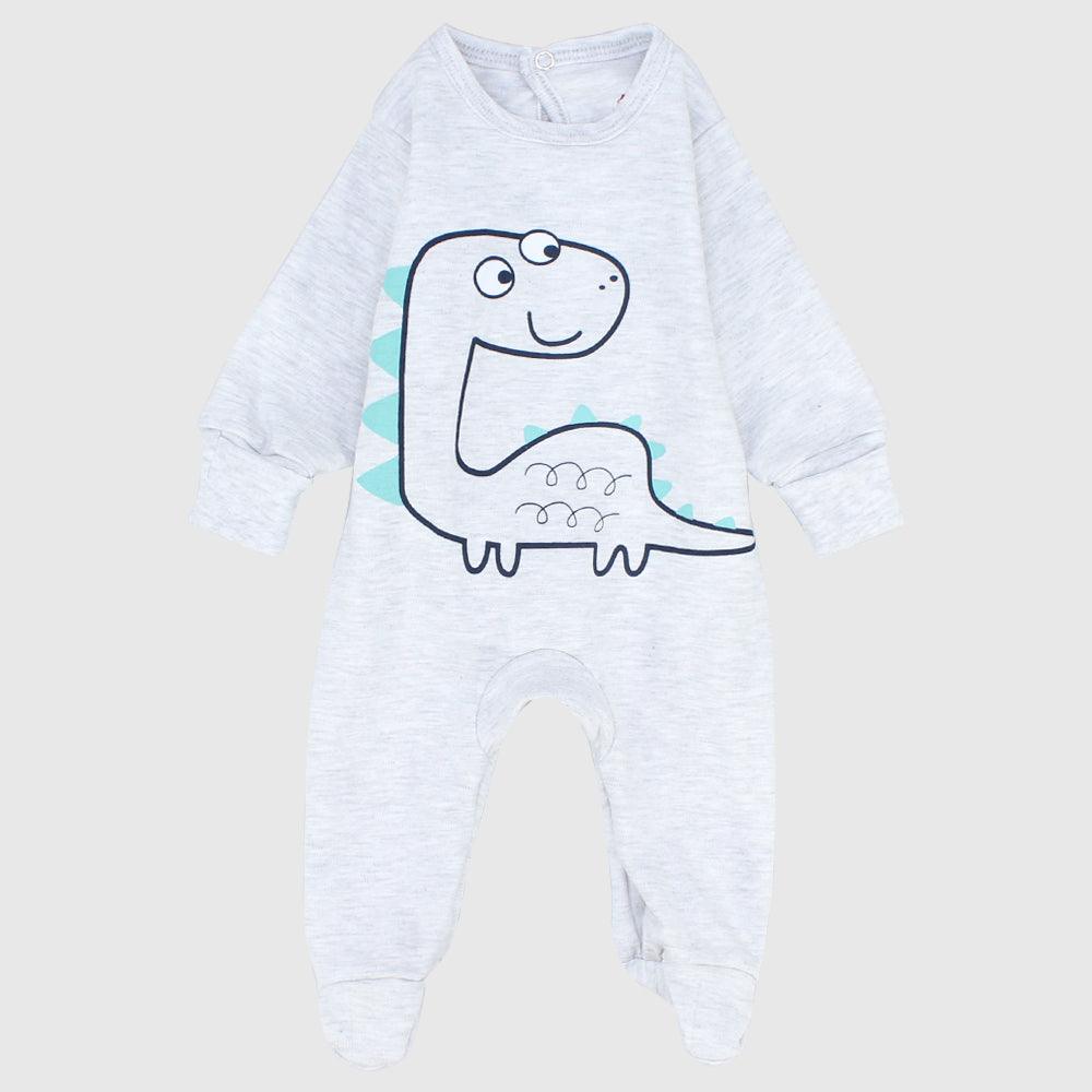 Dino Long-Sleeved Baby Footie - Ourkids - JOKY