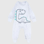 Dino Long-Sleeved Baby Footie - Ourkids - JOKY