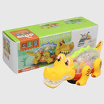 Dino Park Gear Transparent Crocodile Toy - Ourkids - OKO