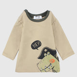 Dino Pirate Long-Sleeved T-Shirt - Ourkids - Playmore