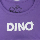 Dino Short-Sleeved Dress - Ourkids - Rosso