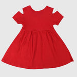 Dino Short-Sleeved Dress - Ourkids - Rosso