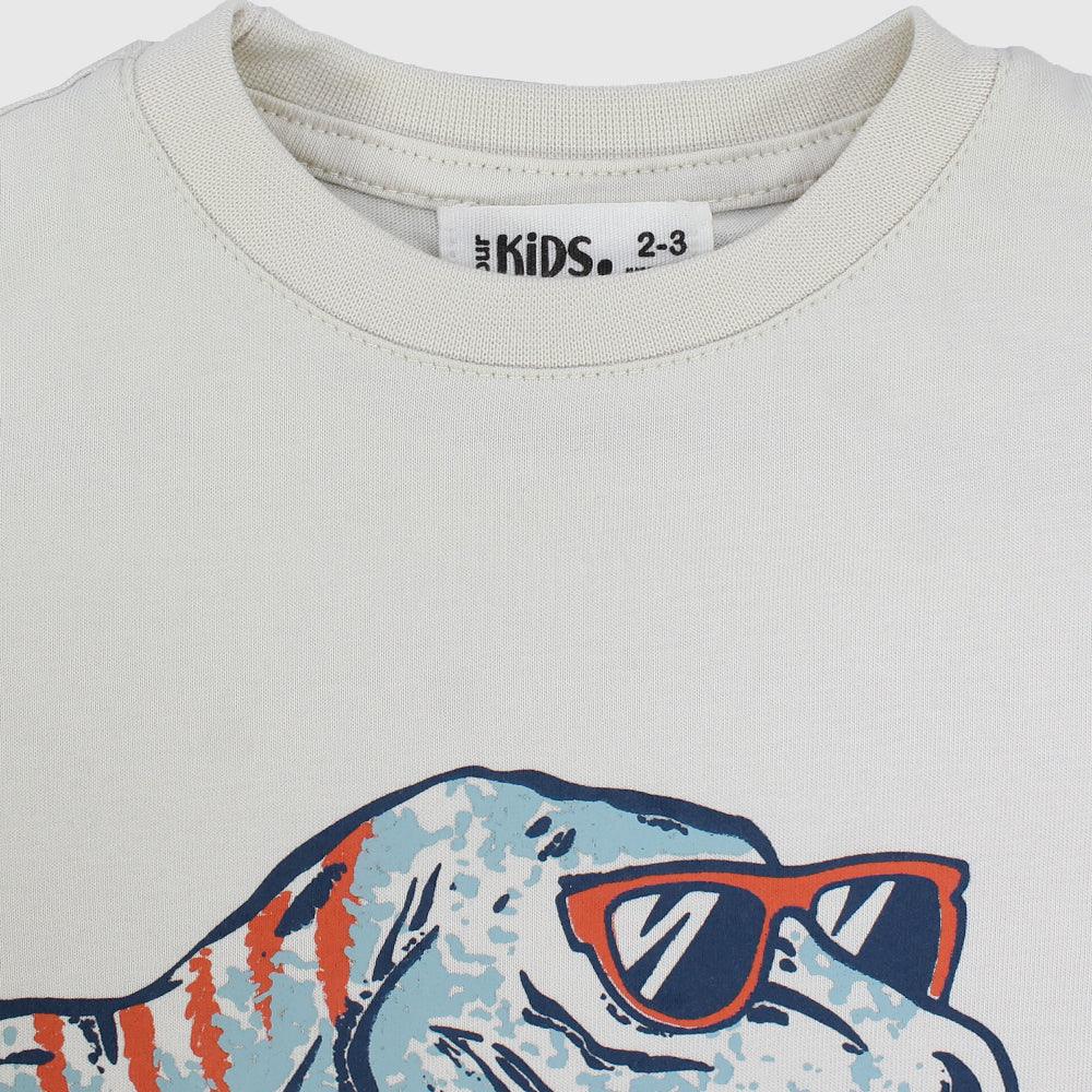 Dino Short-Sleeved T-Shirt - Ourkids - Ourkids