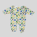 Dinos Long-Sleeved Baby Footie - Ourkids - Al Sayad