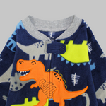 Dinos Long-Sleeved Footless Onesie - Ourkids - Carter's