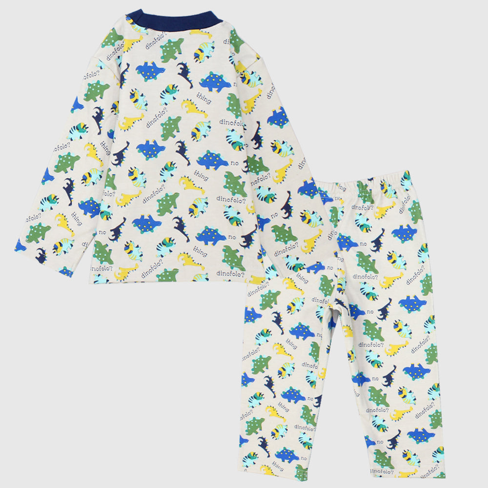 Dinos Long-Sleeved Pajama - Ourkids - Al Sayad