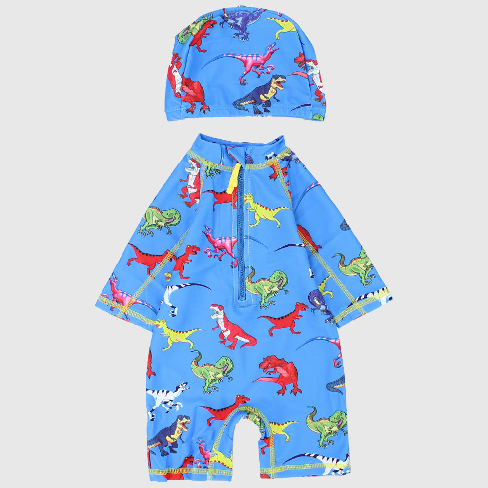 Dinos Overall Swimsuit - Ourkids - Global