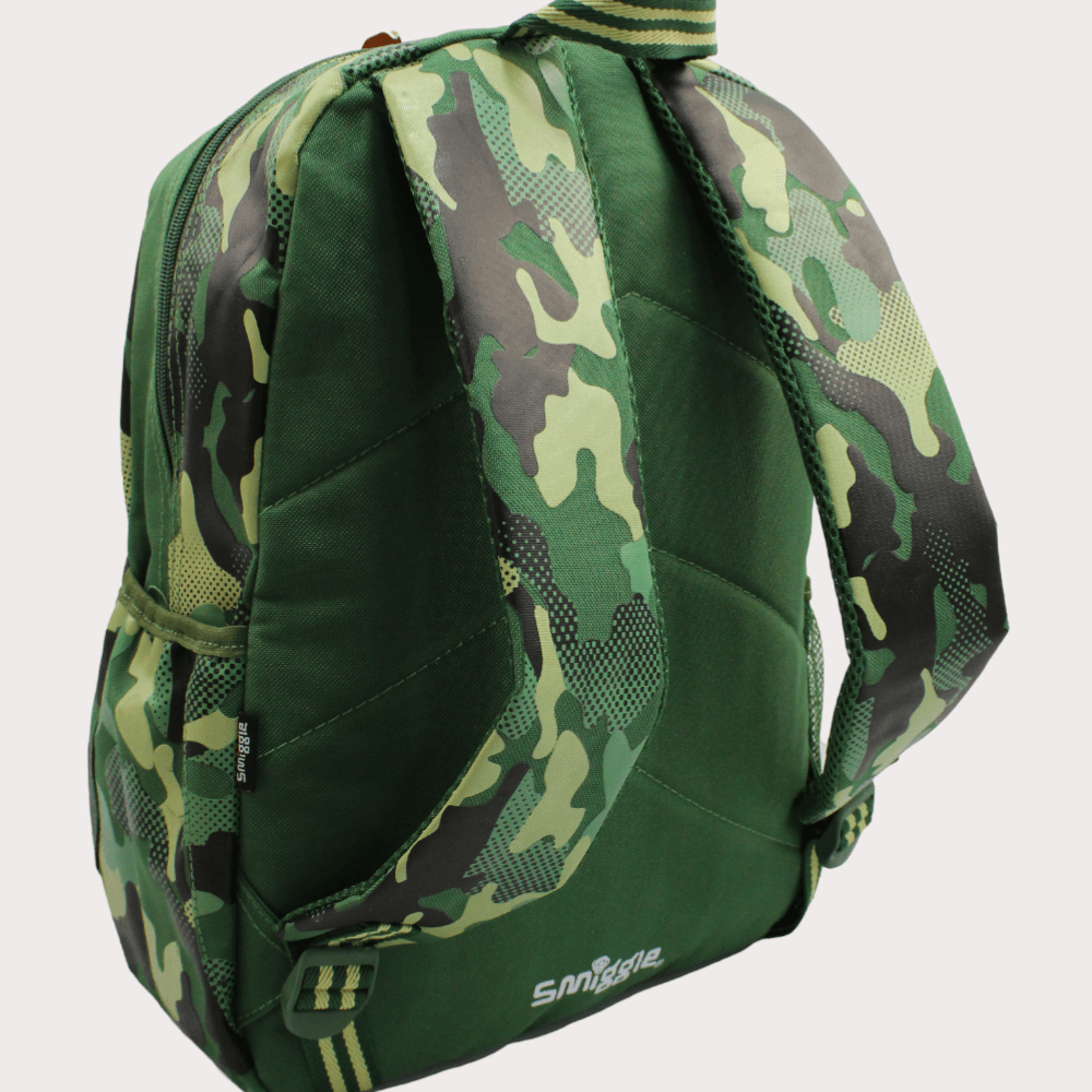 Dinosaur Army Green 17 Inches Backpack - Ourkids - Smiggle