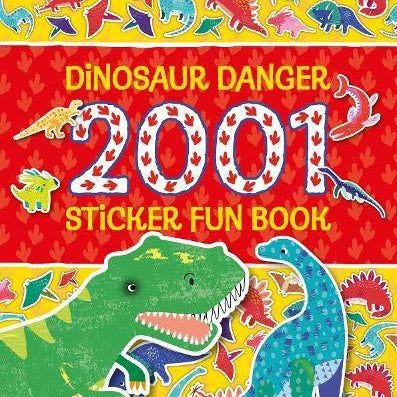 Dinosaur Danger 2001 Sticker Fun Book - Ourkids - OKO