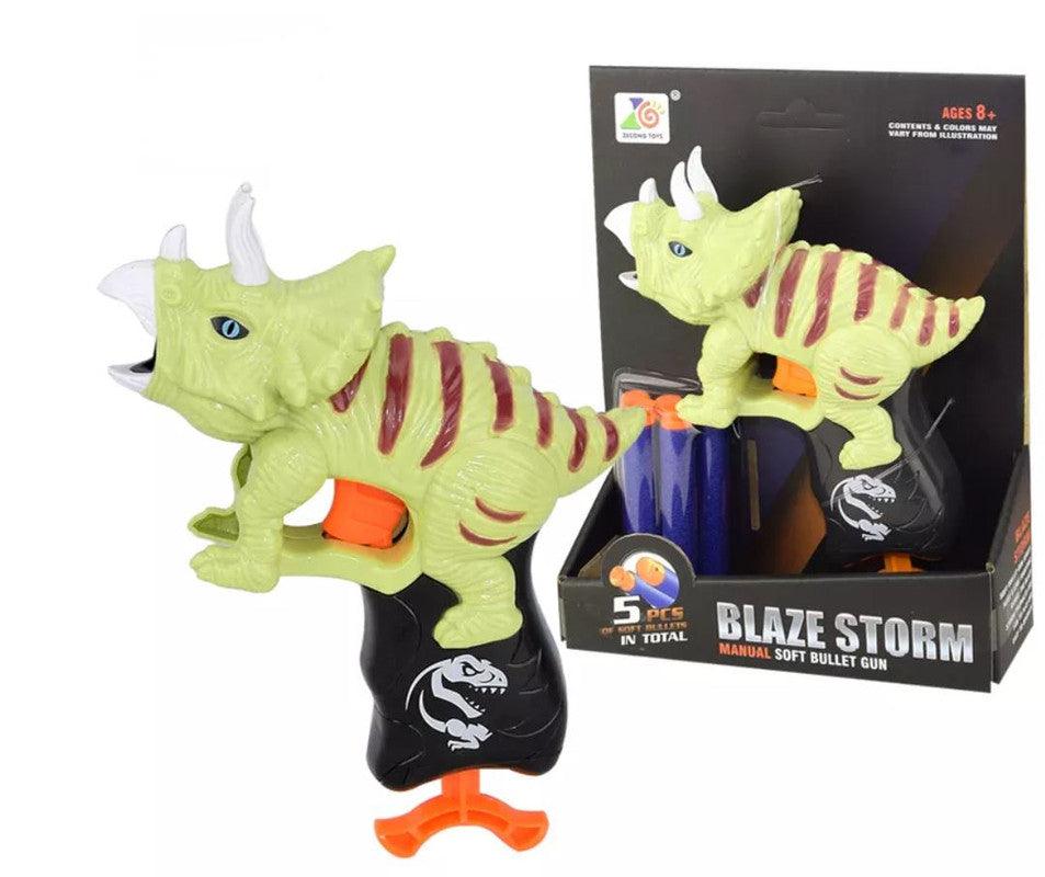 Dinosaur Soft Bullet Blaster – Triceratops - Ourkids - OKO