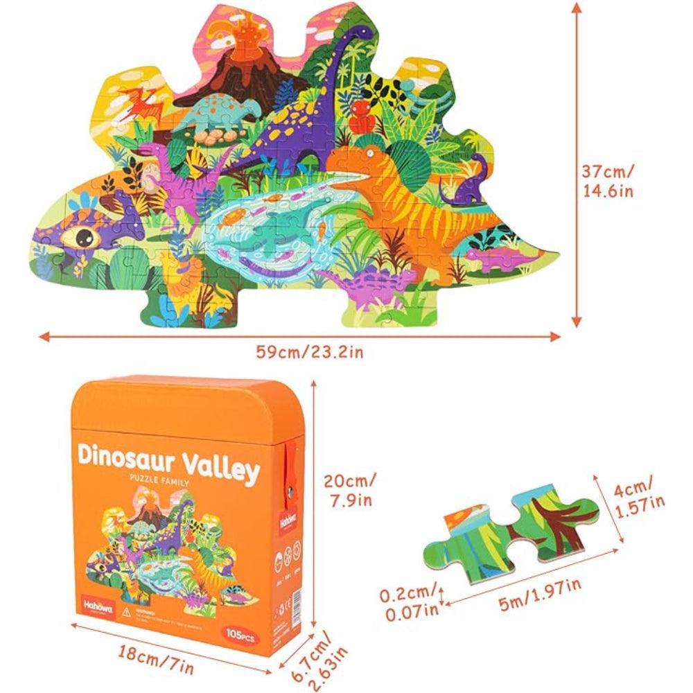 Dinosaur Valley Puzzle (105 Pieces) - Ourkids - Hahowa